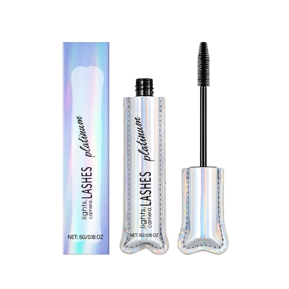 Alvantor Black Mascara for Volume, Length, and Curl & Smudge Proof Lash Makeup, 0.18oz