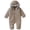 Grey, variant on YDFCWXW Winter Snowsuit Baby Fleece Warm Jumpsuit Outwear Romper Clothes Girls Boys (White, 3-6 Months)