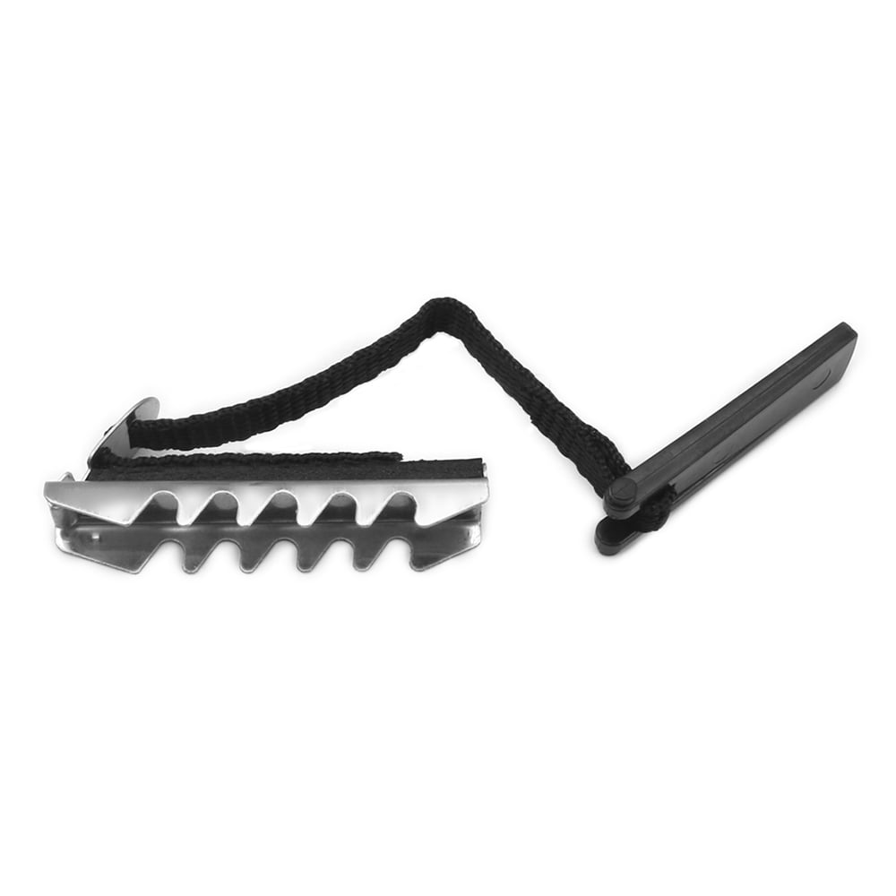 Portable Aluminum Alloy Classical Guitar Toothed Buckle Flat