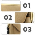 thumbnail image 4 of Apuakthei Bolso para teléfono móvil para hombre, 5 ", bolso para teléfono móvil con cinturón, bolso de lona multifuncional estilo cruzado, 4 of 5