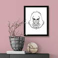 thumbnail image 4 of Designs ByLITA Mandrill Outlined version, 11 x 14 Wall Print Animals (Unframed) | Family Presents | Bedroom | Stylish Kindergarten Decor, 4 of 4