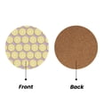 thumbnail image 2 of Xecao Yellow Lemon Slices for MDF Cork Coaster 4 Pcs,Drink Coasters,Suit for House Warming Gifts New Home ,Coffee Table Decor-Round Shape, 2 of 7