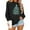 #03 Black, variant on Women's Christmas Sweatshirts Merry Xmas Graphic Printed Sweaters Long Sleeve Crew Neck Blouses Casual Happy Holiday Shirts Pullover Top