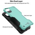 thumbnail image 2 of CoverON For TCL ION Z Case, Military Grade Heavy Duty Rugged Phone Cover Grip, Green, 2 of 9