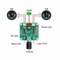 thumbnail image 5 of PAM8403 2X5W Bluetooth 5.0 Stereo Mini Digital Amplifier Board, 5 of 5