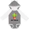 thumbnail image 3 of Inktastic Cute Cactus Dont Touch Me Boys or Girls Long Sleeve Baby Bodysuit, 3 of 5