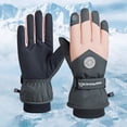 thumbnail image 2 of Winter Ski Gloves for Men and Women - Outdoor Warm Windproof Couple Riding Gloves with Thick Insulation, 2 of 5