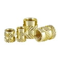 thumbnail image 3 of 50pcs M3 Brass Hot Melt Inset Molding Nuts Copper M4 M5 Thread Inserts Nuts, 3 of 8