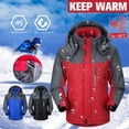 thumbnail image 1 of Chandail à Capuchon Extérieur Hommes Femmes Hiver Chaud Imperméable Veste Manteau de Neige Randonnée Ski Sport Hauts 4 Tailles, 1 of 7