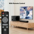 thumbnail image 4 of Upgraded Bluetooth Sound Bar for TV with Subwoofer, Deep Bass, ARC/Optical/AUX/Bluetooth Connect, Surround Sound System for PC/Gaming/Projectors/Gift, 4 of 8