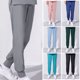 thumbnail image 2 of Pantalones de enfermera blancos Pantalones de enfermera para mujer Pantalones de verano finos con cintura elástica Pantalones azules de talla grande Pantalones de trabajo médico, 2 of 6