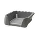 thumbnail image 3 of Caja de arena para inodoro para perros, valla elevada desmontable, bandeja para orinal de entrenamiento extraíble para conejos, otras mascotas, , gris, 3 of 8