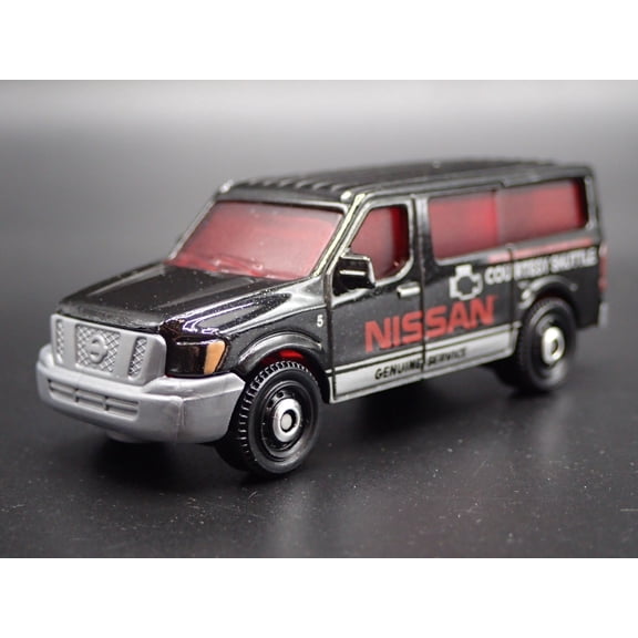 Open Box 2012-2021 NISSAN NV VAN COURTESY SHUTTLE W HITCH 1:64 SCALE DIECAST MODEL CAR