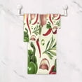 thumbnail image 5 of Coolnut Watercolor Vegetables Bathroom Towel Set Absorbent Soft 3-Piece Bath Towel Hand Towel Washcloth Decorative Towels for Bathroom Gym Hotel Beach Swimming Pool Washcloth Gift, 5 of 7