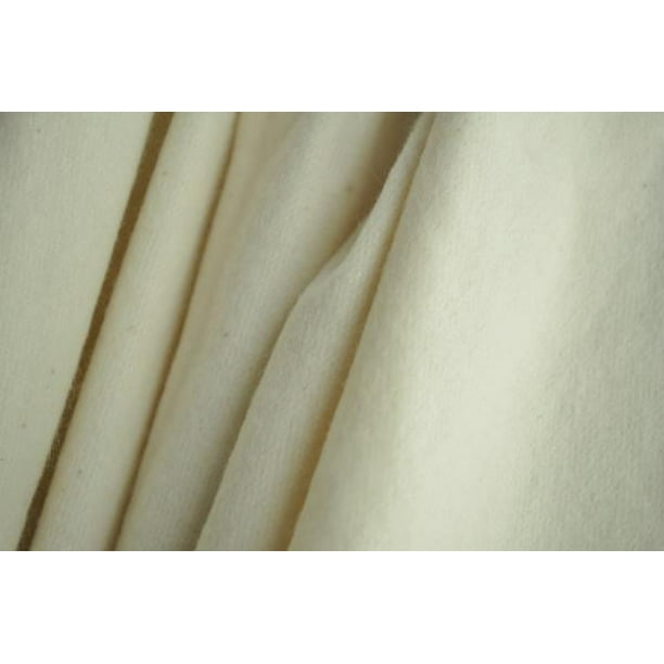 Organic Cotton Fleece Fabric  12 Ounce  Natural  By the Yard