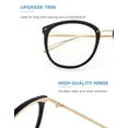 thumbnail image 3 of Cyxus Women Men Reading Glasses 2.5 Blue Light Glasses Anti UV Computer Rectangle Anti Eyestrain, 3 of 8