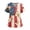 Beige, variant on USA 250th Anniversary Scrubs Top for Women - Floral Patriotic V-Neck Nursing Uniform with Pockets, Ombre Gradient Short Sleeve Tunic White XXL