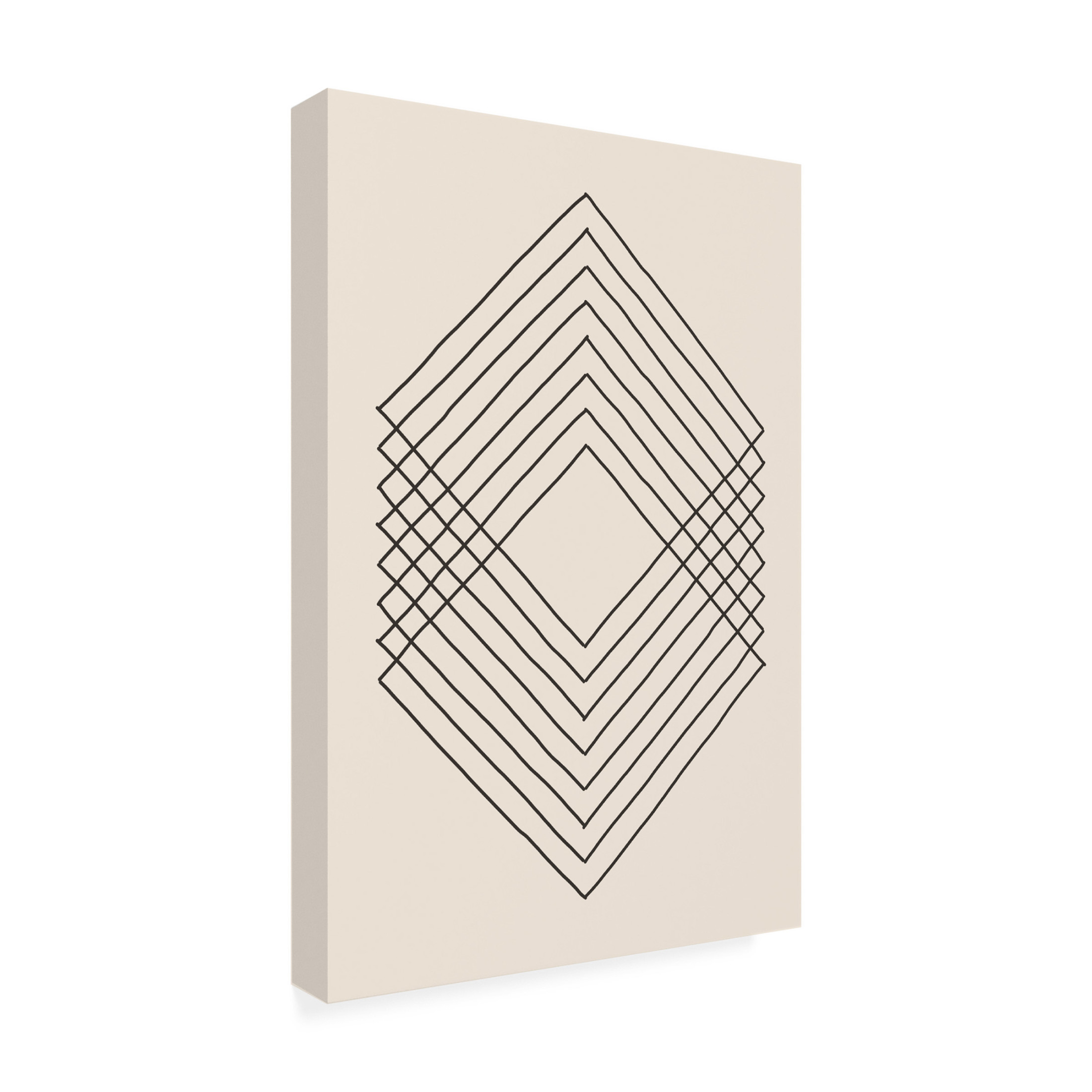 Trademark Fine Art jay stanley Imperfect Lines 3 Canvas Wall Art