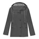 thumbnail image 3 of Chaquetas y abrigos casuales con capucha de manga larga para mujer, chaqueta impermeable lisa con capucha para exteriores, abrigo superior a prueba de viento para mujer, 3 of 5