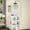 White, variant on Uforic 5-Tier Corner Shelf with 9 cube,  Wooden Display Bookcases Bookshelf  with USB Ports, White