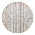 thumbnail image 5 of Unique Loom Portland Collection Area Rug - Orford (3' 3" Round Ivory/Gray), 5 of 10