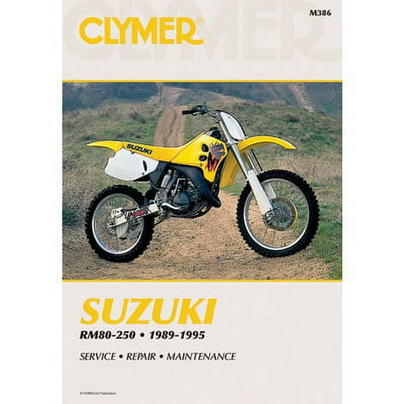 Clymer Repair Manuals for Suzuki RM125 1989-1995