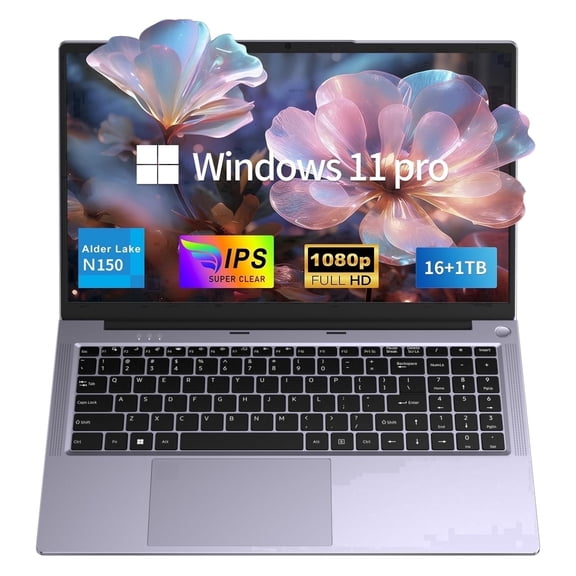 Chheart 15.6 Inch Gaming Laptop,Laptop Computer Windows 11 Pro,16GB,1TB SSD,Intel 12th Gen N150(up to 3.6GHz),Backlit Keyboard,FHD Purple