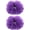 Color#B, variant on 2 Pack of 13 inch Colorful Cheerleading Pom Poms with Baton Handle Sports Dance Cheering Squad Spirit Cheer Plastic Pom Poms for Kids Adults Sports