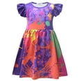 thumbnail image 1 of HAWEE Girls Magic Family Isabela Costume Flying Sleeves Fancy Dresses Birthday Party Outfits, 1 of 7