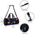 thumbnail image 5 of Witch Hat Travel Tote - Swim Bag - Gym Bag - Shoe Bag: Sports Bag, Size 17.7 inches with Interior Zipper Pocket and Large Capacity, 5 of 6