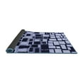 thumbnail image 2 of Ahgly Company Indoor Rectangle Abstract Blue Modern Area Rugs, 2' x 5', 2 of 4