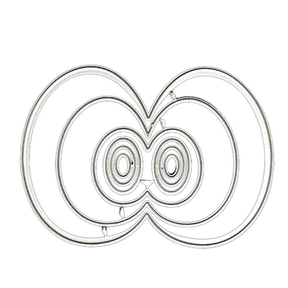 ZPAQI Eye Metal Cutting Dies Scrapbooking Stencil Die Cuts Card Embossing DIY Photo Album Template Mold Decoration Craft