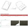 thumbnail image 3 of LQCrafK Business Name Card Case - PU Leather & Stainless Steel Multi Card Case Holder Wallet Credit Card ID Case/Holder for Men & Women - Black, 3 of 3