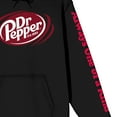 thumbnail image 3 of Dr Pepper Always One Of A Kind Long Sleeve Women's Black Hooded Sweatshirt-Large, 3 of 4