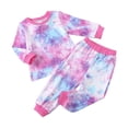 thumbnail image 6 of Zshosam Toddler Girls Clothes Baby Girl Fall Outfits Long Sleeve Sweatshirt Pants Sets Winter Sweatsuit Clothing for Girl(Light Purple,1-2 Years), 6 of 9