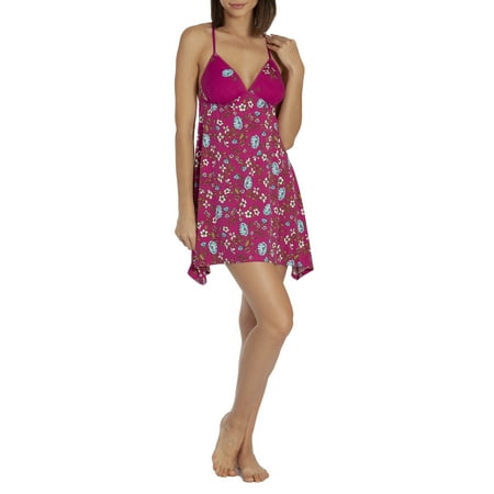 - SECRET TREASURES WOMEN'S AND WOMEN'S PLUS CHEMISE FLORAL LACE
