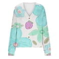 thumbnail image 5 of LOVZFMLL Cardigan pour Femmes Cardigan Décontracté à Boutons Veste Manteau de Mode Imprimée, 5 of 5