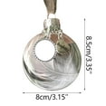 thumbnail image 3 of Tarmeek Christmas Decorations Christmas Ornaments Angel Feathers Ball A Piece Of My Heart Is In Heavens Memorial Xmas Tree Ornaments, 3 of 5
