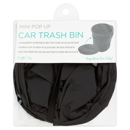 (2 pack) (2 Pack) Brighter Days Mini Pop Up Car Trash Bin