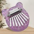 thumbnail image 1 of Mini piano de pulgar acrílico Kalimba compacto de 8 teclas, regalo exquisito para niños principiantes Likrtyny Para estrenar, 1 of 5