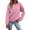 Pink, variant on Women's Hoodless Sweatshirt for Women Halloween Autumn Winter Sweaters Apparel with Cozy Comfort and Grey XL