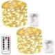 thumbnail image 1 of Guirnalda de luces Albelt, paquete de 2 unidades, 10 m, 100 LED, impermeables, 1 of 4