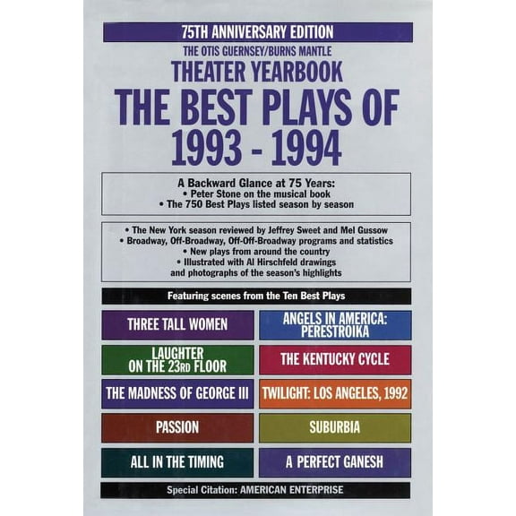 Limelight The Best Plays of 1993-1994, (Hardcover)