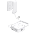 thumbnail image 1 of Cable de extensión plano NUTICT de 3 pies con 8 enchufes y 3 USB-C y 1 USB-A, 1 of 8