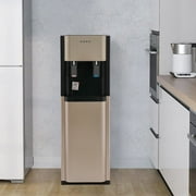 1 PCS Gold Bottom Loading Water Dispenser, Water Dispenser With Heating And Cooling Functions, Bottom Loading Water Dispenser for or Home, Office, Living Room, F880 Model