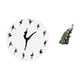 thumbnail image 5 of Reloj de pared,Reloj de pared con bailarina,reloj decorativo colgante.,Figura de escritorio,Estante de estatua de pavo real para escritorio,decoración del hogar,Figura decorativa creativa para, 5 of 8