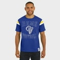 thumbnail image 4 of Men's Darius Rucker Collection by Fanatics  Royal Los Angeles Rams Football Stripe Sleeve T-Shirt, 4 of 6