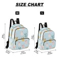 thumbnail image 2 of FORMRS Mini Backpack Purse for Women Travel Daypack Casual Shoulder Bag, Cute Rabbits, 2 of 7