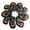 Black, variant on 9x Golf Iron Headcover Club Head Cover 4-9 P A S Head Protector Outdoor Sports Waterproof Sticky Gift for Golfers Golf Club Covers Head Wrap White