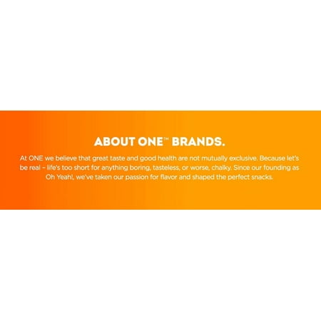 ONE Brands Protein Supplement Bar, Peanut Butter Cup, 20g Protein, 12 Count